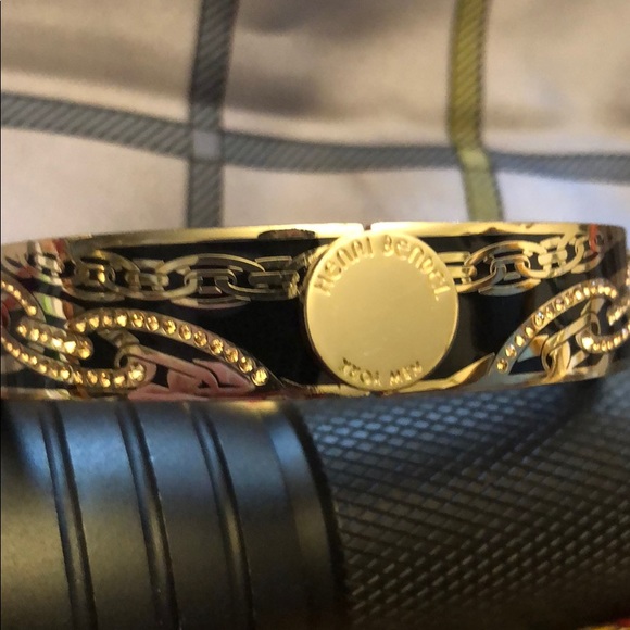 Henri Bendel bracelet silver black crystals - Picture 8 of 8